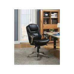Serta Back In Motion Leather Executive Chair, Black (CHR200006) -Office Chairs Shop unnamed file 2313