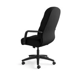 HON Pillow-Soft Executive High-Back Chair, Center-Tilt, Fixed Arms, Black Fabric -Office Chairs Shop unnamed file 2321