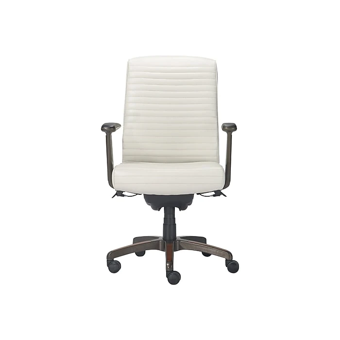 La-Z-Boy Emerson Ergonomic Faux Leather Swivel Executive Chair, White (CHR10081A) 3 La-Z-Boy Emerson Ergonomic Faux Leather Swivel Executive Chair, White (CHR10081A)