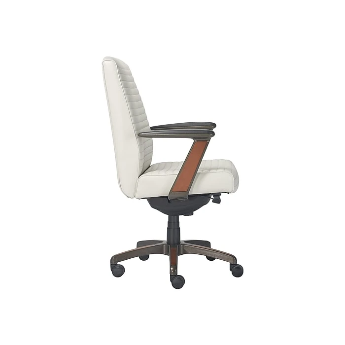 La-Z-Boy Emerson Ergonomic Faux Leather Swivel Executive Chair, White (CHR10081A) 5 La-Z-Boy Emerson Ergonomic Faux Leather Swivel Executive Chair, White (CHR10081A) - Image 3