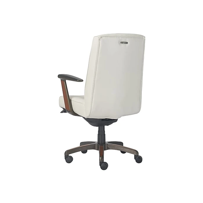 La-Z-Boy Emerson Ergonomic Faux Leather Swivel Executive Chair, White (CHR10081A) 6 La-Z-Boy Emerson Ergonomic Faux Leather Swivel Executive Chair, White (CHR10081A) - Image 4