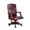 Boss Classic Vinyl Executive Oxblood Chair, Burgundy/Mahogany Finish Frame (B905-BY) -Office Chairs Shop unnamed file 2331
