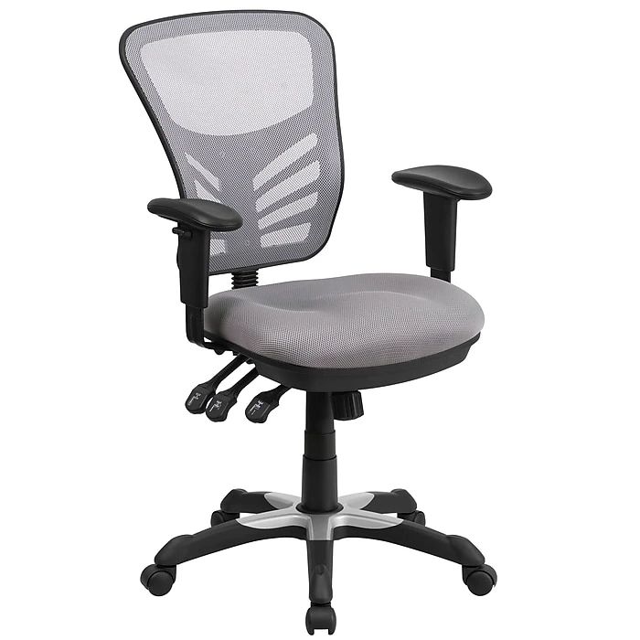 Flash Furniture Mesh Executive Chair, Gray (HL0001GY) 3 Flash Furniture Mesh Executive Chair, Gray (HL0001GY)