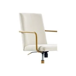 Elle Decor Giselle Fabric Computer And Desk Chair, Cream/Gold (CHR10058D) -Office Chairs Shop unnamed file 239