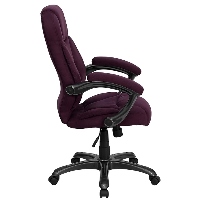 Flash Furniture High Back Micro Fiber Contemporary Office Chair, Grape 7 Flash Furniture High Back Micro Fiber Contemporary Office Chair, Grape - Image 5