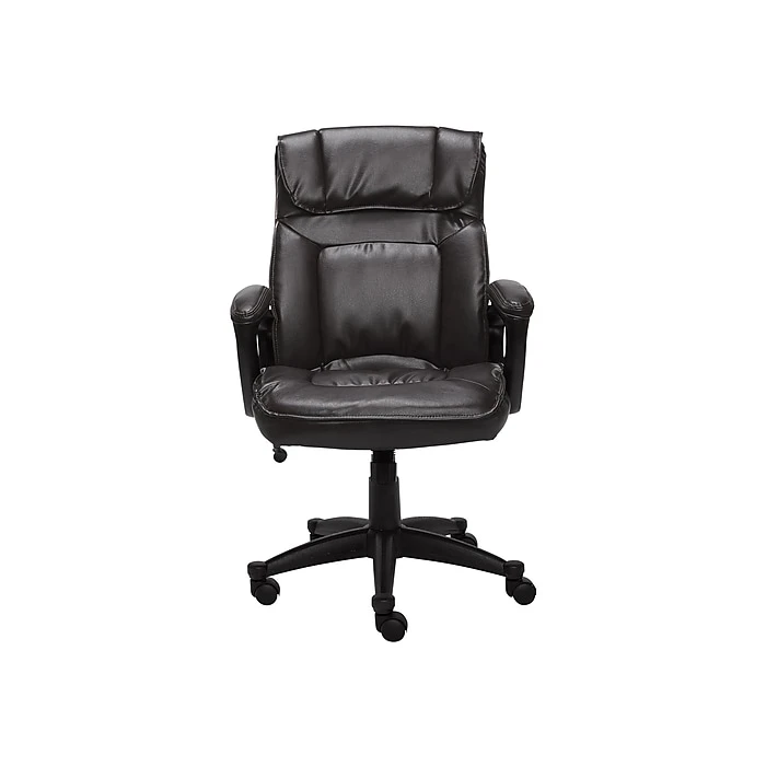 Serta Hannah I Bonded Leather Executive Chair, Black (43670F) 3 Serta Hannah I Bonded Leather Executive Chair, Black (43670F)