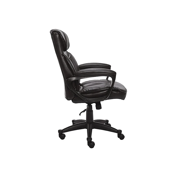 Serta Hannah I Bonded Leather Executive Chair, Black (43670F) 5 Serta Hannah I Bonded Leather Executive Chair, Black (43670F) - Image 3
