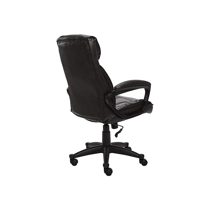 Serta Hannah I Bonded Leather Executive Chair, Black (43670F) 6 Serta Hannah I Bonded Leather Executive Chair, Black (43670F) - Image 4