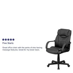 Flash Furniture High Back Leather Massaging Executive Office Chair, Black -Office Chairs Shop unnamed file 2451