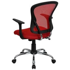 Flash Furniture Mid-Back Office Chair, Red -Office Chairs Shop unnamed file 2480