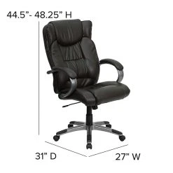 Flash Furniture High Back Leather Executive Office Chairs With Titanium Finish Loop Arms (BT9088BRN) 17 Flash Furniture High Back Leather Executive Office Chairs With Titanium Finish Loop Arms (BT9088BRN) -Office Chairs Shop unnamed file 2506