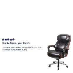 Flash Furniture LeatherSoft Executive Office Chair, Brown (GO2223BN) -Office Chairs Shop unnamed file 2520