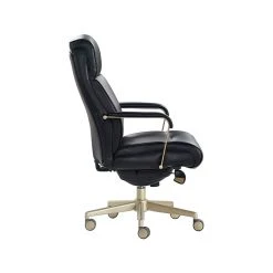 La-Z-Boy Melrose Ergonomic Bonded Leather Swivel Executive Chair, Black (CHR10084A) -Office Chairs Shop unnamed file 2532