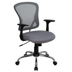 Flash Furniture Mid-Back Office Chair, Gray