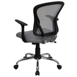 Flash Furniture Mid-Back Office Chair, Gray -Office Chairs Shop unnamed file 2553