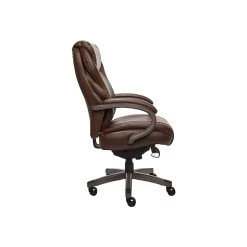 La-Z-Boy Hyland Ergonomic Faux Leather Swivel Executive Chair, Brown (CHR10044C) -Office Chairs Shop unnamed file 2584