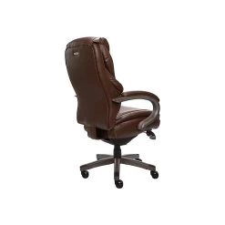 La-Z-Boy Hyland Ergonomic Faux Leather Swivel Executive Chair, Brown (CHR10044C) -Office Chairs Shop unnamed file 2585