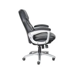 Serta Back In Motion Bonded Leather Executive Chair, Smooth Black (43521OSS) -Office Chairs Shop unnamed file 2590