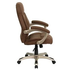 Flash Furniture High Back Micro Fiber Contemporary Office Chair, Brown -Office Chairs Shop unnamed file 2601