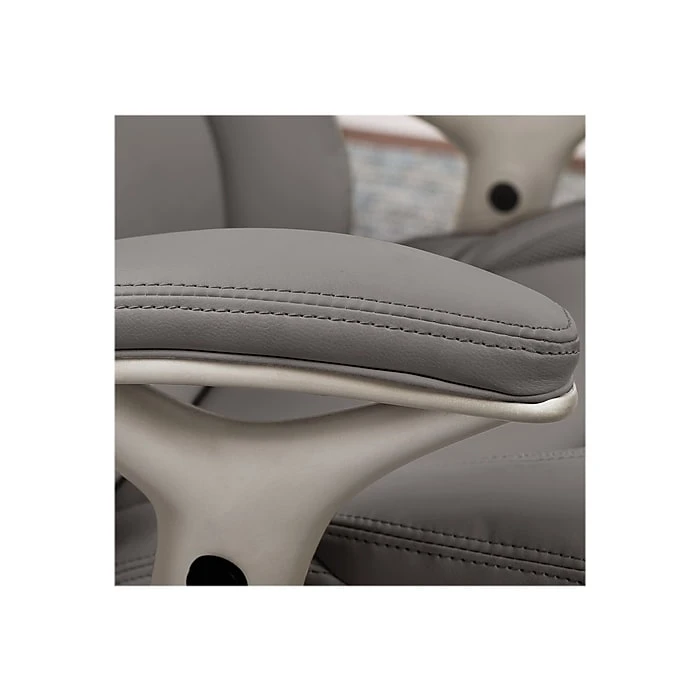 Serta Claremont Ergonomic Faux Leather Swivel Executive Chair With Back In Motion Technology, Gray (44186A) 9 Serta Claremont Ergonomic Faux Leather Swivel Executive Chair With Back In Motion Technology, Gray (44186A) - Image 7
