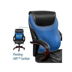 La-Z-Boy Hyland Ergonomic Bonded Leather Swivel Executive Chair, Black (45779A) -Office Chairs Shop unnamed file 2671