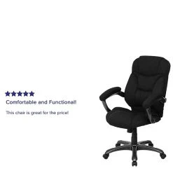 Flash Furniture Fabric Executive Chair, Gray And Black (GO725BK) -Office Chairs Shop unnamed file 2688