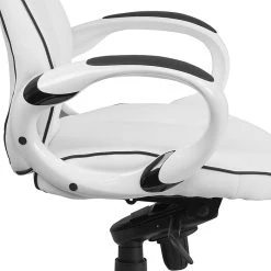 Flash Furniture CHCX0496H01 High Back White Vinyl Executive Swivel Office Chair With Black Trim -Office Chairs Shop unnamed file 2713