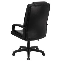 Flash Furniture High Back Leather Swivel Executive Office Chair With Padded Arms, Black -Office Chairs Shop unnamed file 2752