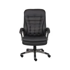 Boss Faux Leather Executive Chair, Black (B9331)