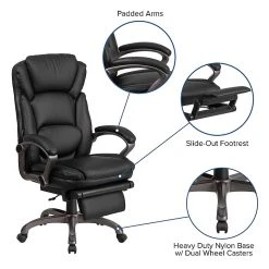 Flash Furniture High Back Leather Executive, Black (BT90279H) -Office Chairs Shop unnamed file 2868