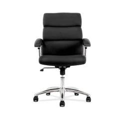 HON Traction High-Back Executive Chair, Fixed Arms, Polished Aluminum, Black SofThread Leather (BSXVL103SB11) -Office Chairs Shop unnamed file 2872