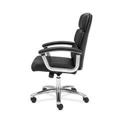 HON Traction High-Back Executive Chair, Fixed Arms, Polished Aluminum, Black SofThread Leather (BSXVL103SB11) -Office Chairs Shop unnamed file 2873
