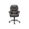 Serta Amplify Ergonomic Faux Leather Swivel Executive Chair, Light Gray (43673C)