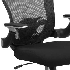 Flash Furniture Flash GOWY872 Mid-Back Mesh Exec Swivel Office Chair, Black W/Mesh Padded Seat & Adj Flip-Up Arms -Office Chairs Shop unnamed file 2994