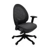 Techni Mobili Deco Lux Ergonomic Mesh Swivel Executive Chair, Black (RTA-1819C-BK)