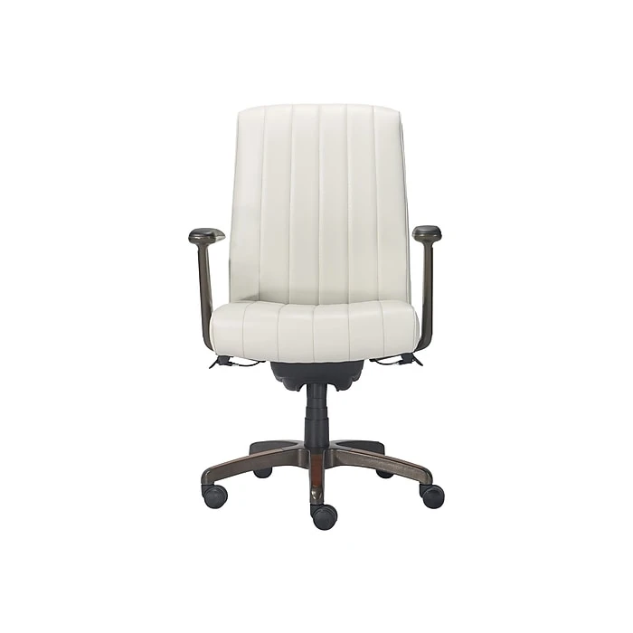 La-Z-Boy Bennett Ergonomic Faux Leather Swivel Executive Chair, White (CHR10082A) 3 La-Z-Boy Bennett Ergonomic Faux Leather Swivel Executive Chair, White (CHR10082A)