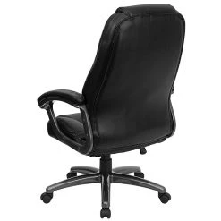 Flash Furniture Faux Leather Executive Chair, Black And Smoked (GO7145BK) -Office Chairs Shop unnamed file 3040