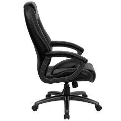 Flash Furniture Faux Leather Executive Chair, Black And Smoked (GO7145BK) -Office Chairs Shop unnamed file 3041