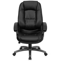 Flash Furniture Faux Leather Executive Chair, Black And Smoked (GO7145BK) -Office Chairs Shop unnamed file 3042