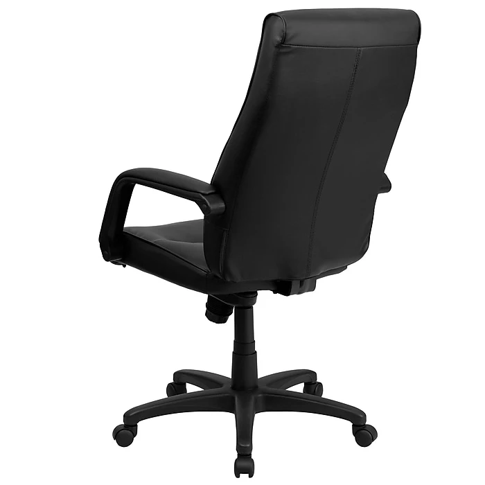 Flash Furniture High Back Leather Executive Office Chairs With Memory Foam Padding (BT90033HBK) 10 Flash Furniture High Back Leather Executive Office Chairs With Memory Foam Padding (BT90033HBK) - Image 8