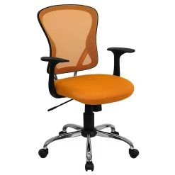 Flash Furniture Mid-Back Office Chair, Orange