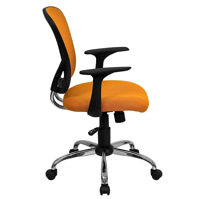 Flash Furniture Mid-Back Office Chair, Orange 11 Flash Furniture Mid-Back Office Chair, Orange - Image 9