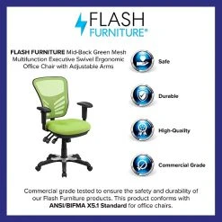 Flash Furniture Mesh Executive Chair, Green (HL0001GN) -Office Chairs Shop unnamed file 3088