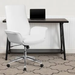 Flash Furniture Mid-Back Leather Executive Executive Swivel Chair With Flared Arms (BT88MIDWH) 12 Flash Furniture Mid-Back Leather Executive Executive Swivel Chair With Flared Arms (BT88MIDWH) -Office Chairs Shop unnamed file 3115