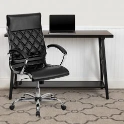 Flash Furniture High-Back Leather Executive Office Chair, Black -Office Chairs Shop unnamed file 3141
