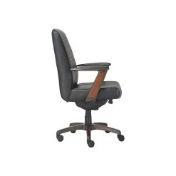 La-Z-Boy Bennett Ergonomic Faux Leather Swivel Executive Chair, Black (CHR10082B) -Office Chairs Shop unnamed file 3150