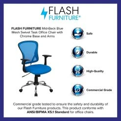 Flash Furniture Mid-Back Office Chair, Blue -Office Chairs Shop unnamed file 3168