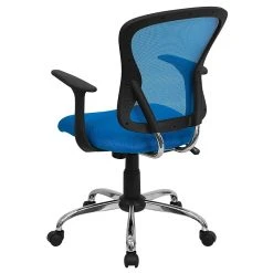 Flash Furniture Mid-Back Office Chair, Blue -Office Chairs Shop unnamed file 3171