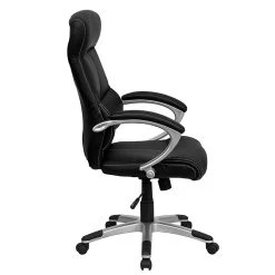 Flash Furniture High Back Leather Executive Office Chair With Contrasting White Stitch, Black -Office Chairs Shop unnamed file 3179