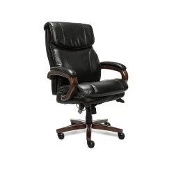 La-Z-Boy Trafford Ergonomic Bonded Leather Swivel Executive Chair, Black (45782A) -Office Chairs Shop unnamed file 3196